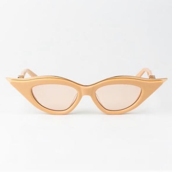 New! Valentino VLS 114C Stylish Beige Sunglasses, Authentic main image 9